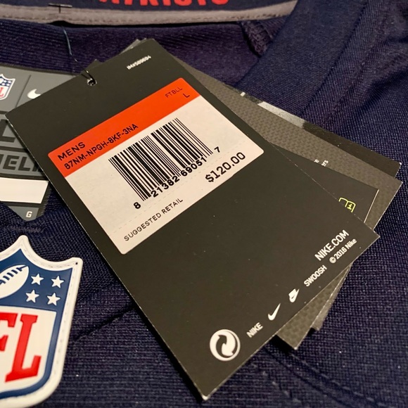 Brand New Nike OnField Game Version Mac Jones Patriots Home Jerseys. - Picture 10 of 11